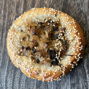 Gluten-Free Caramelized Onion Bialy | 3X3 Kitchen Provisions